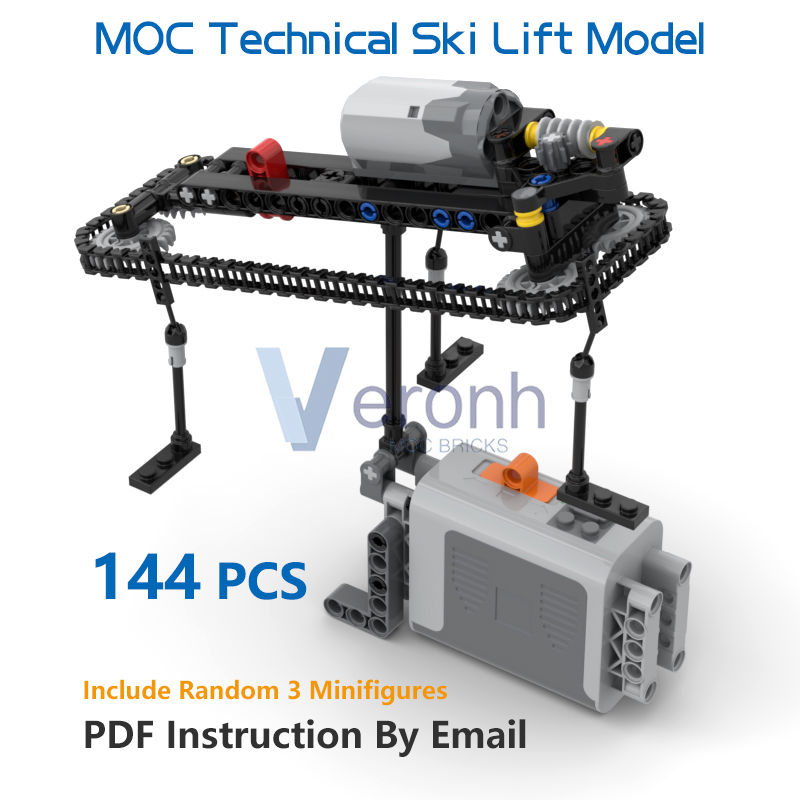 Tech Accessories For Kids - Creative Technical Ski Lift Model Set