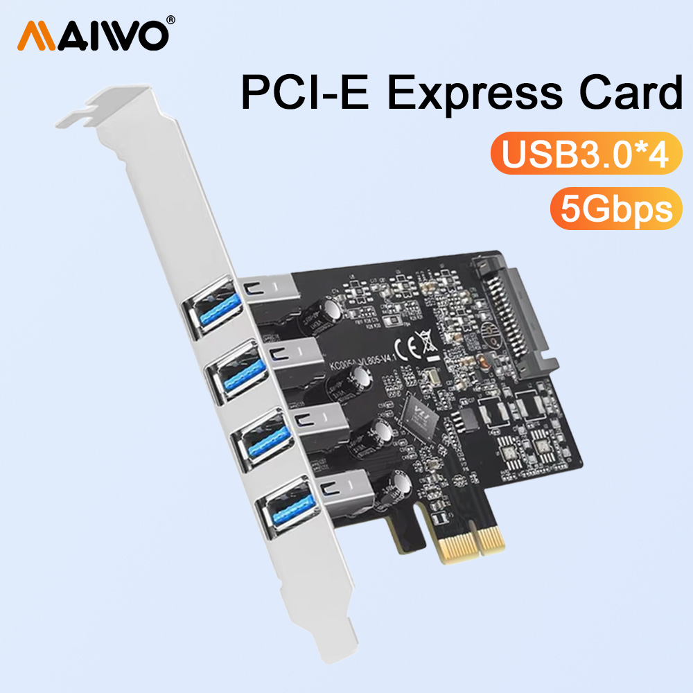 Usb Hub 7 Port - MAIWO USB 3.0 PCI-E Expansion Card