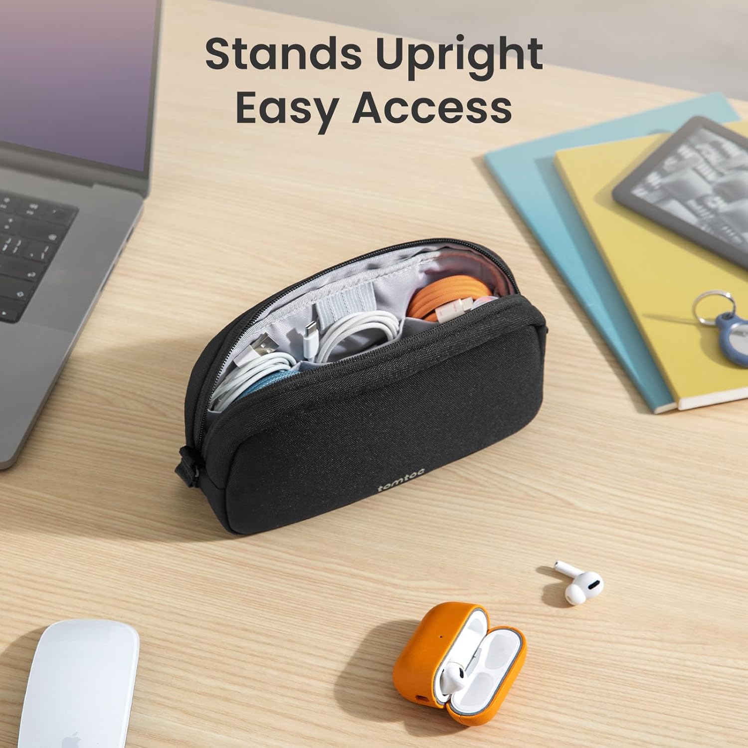 Tech Accessories Travel Organizer Pouch - Electronics Organizer Travel Case Water Resistant