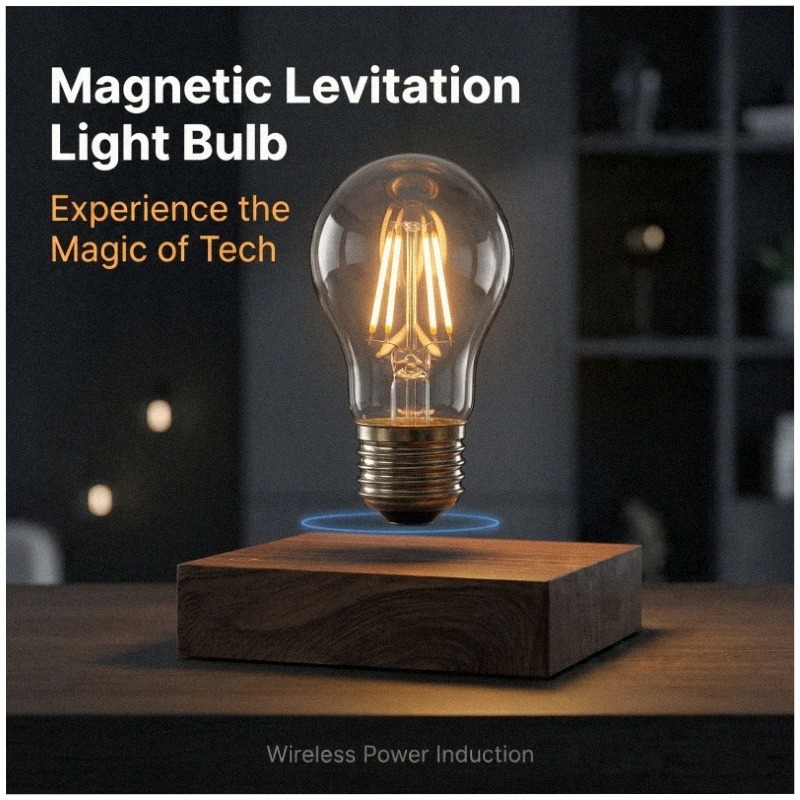 Tech Accessories Gifts - Magnetic Levitating Floating Wireless LED Light