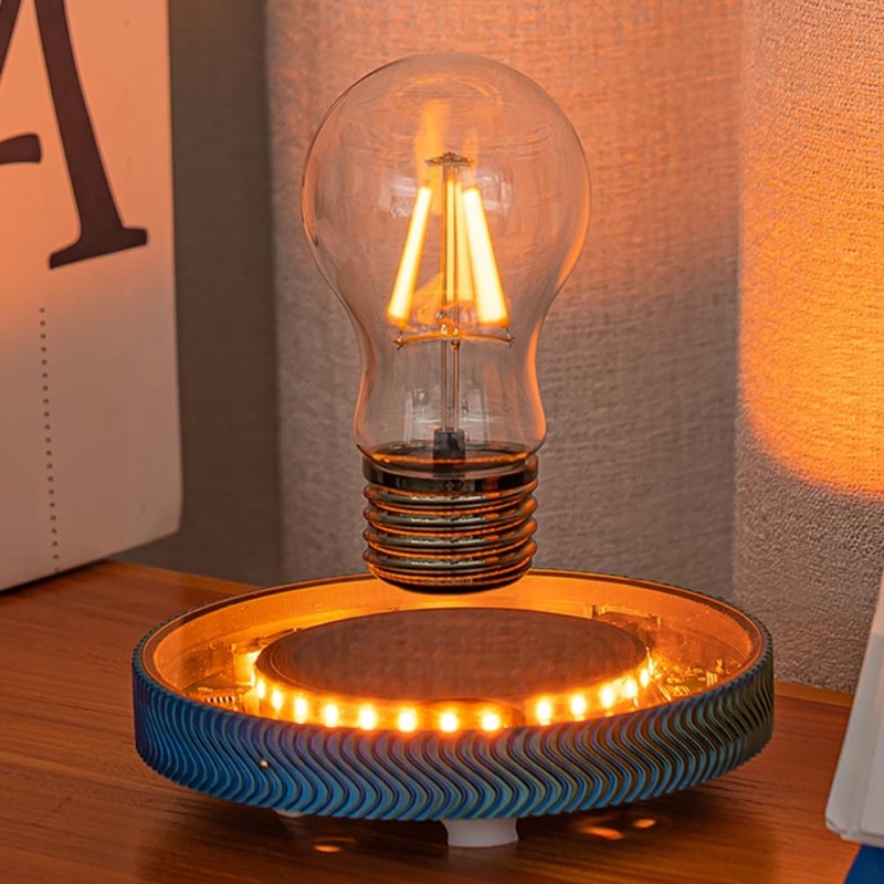 Tech Accessories Gifts - Levitating Floating Wireless LED Light Bulb
