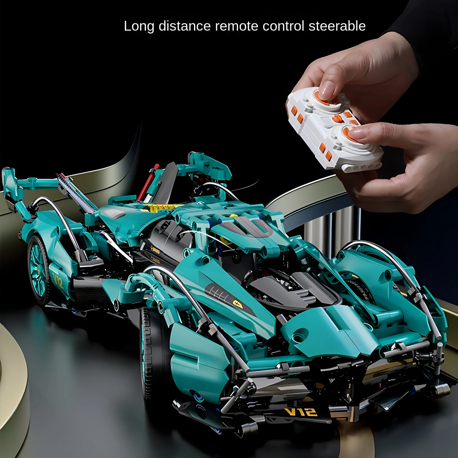 Tech Accessories Gifts - Blue V12 Block Roadster RC Tech