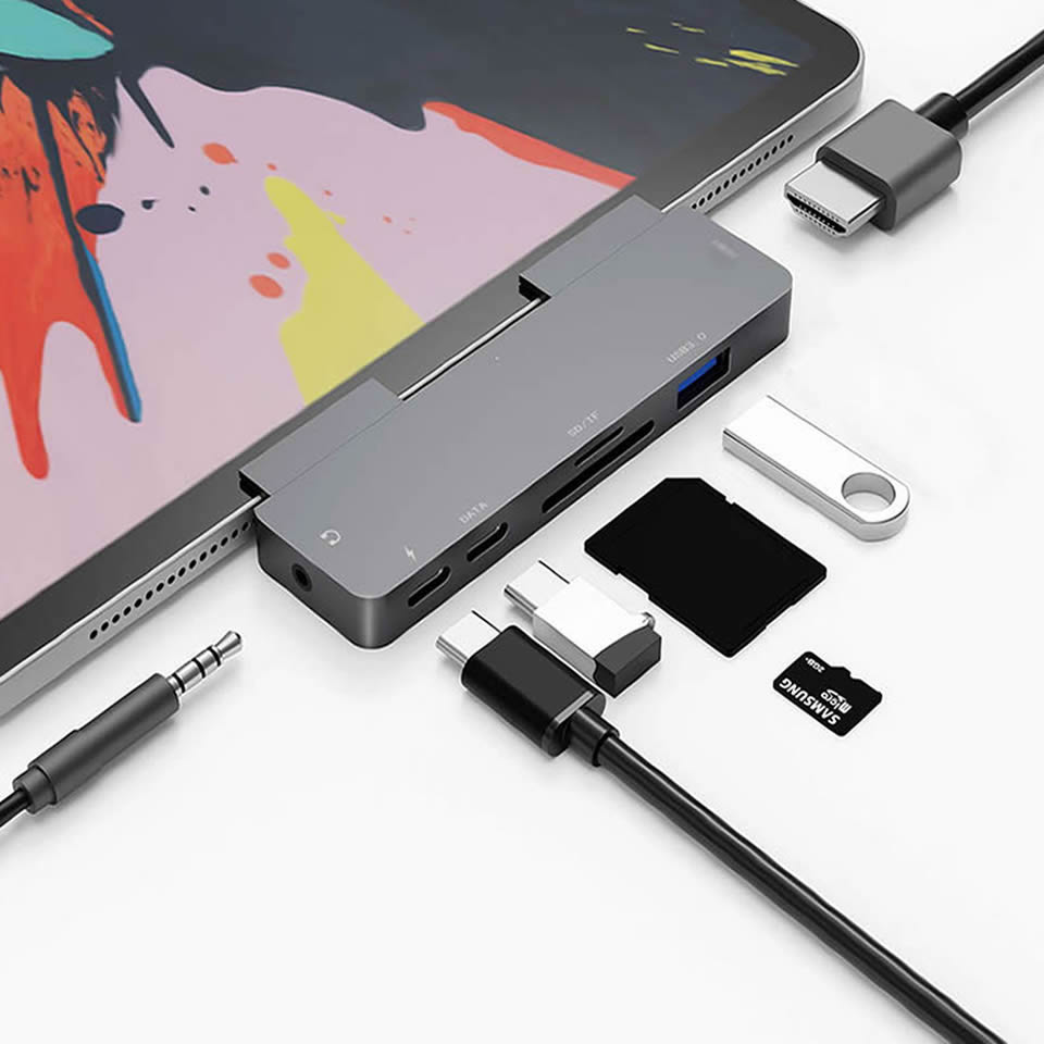 Usb Hub 7 Port - OUTMIX USB C Hub to 4K