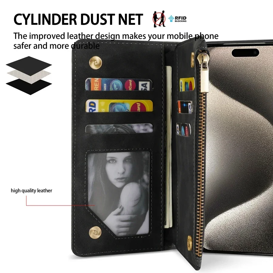 Wallet Multi-card Zipper Kicks - Tech Accessories Iphone review and price