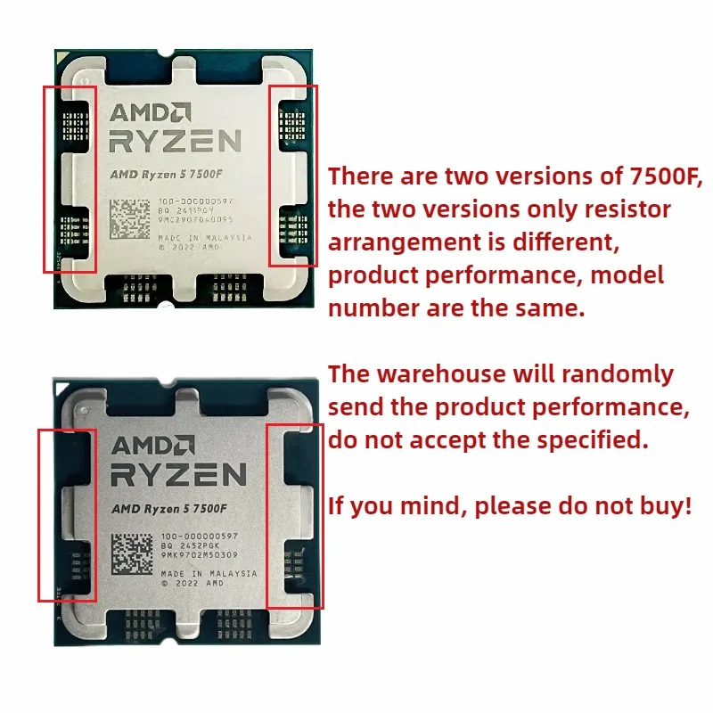 AMD Ryzen 5 7500F 3.7GHz 6 Cor - Amd Cpu Ryzen 5 review and price