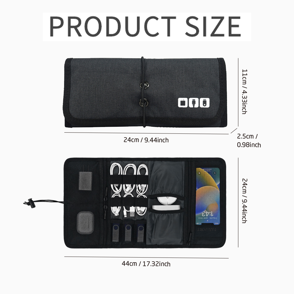Tech Organizer Bag Cable Stora - Tech Accessories Travel Organizer Pouch review and price