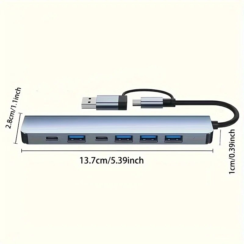 7 In 1 USB C Extender Adapter  - Usb Hub 7 Port review and price