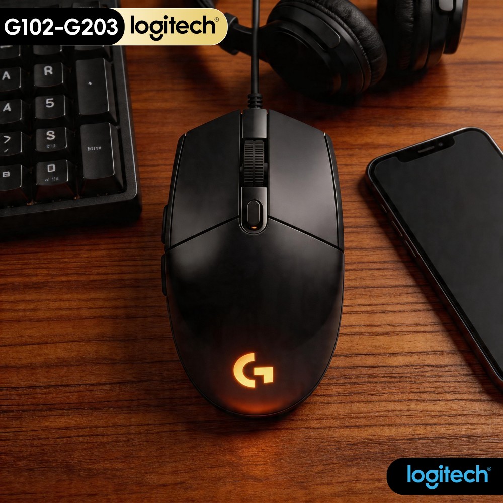 G102 Logitech G203 Gaming Mous - Logitech Mouse G203 review and price