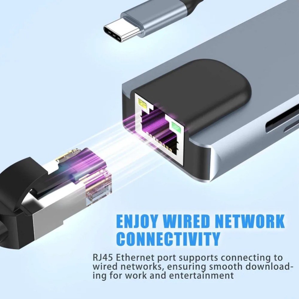 USB C Hub 8/7 in 1 4K HDMI Ada - Usb Hub 7 Port review and price