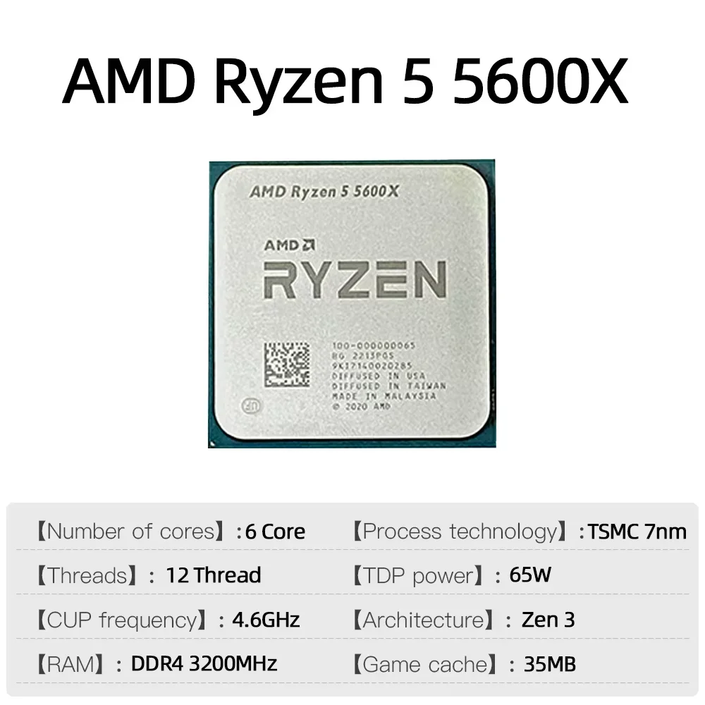 AMD Ryzen 5 5600X Processor Ne - Amd Cpu Ryzen 5 review and price