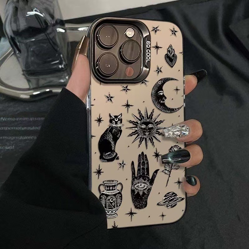 Sun Moon Cat Luxury Phone Case - Tech Accessories Iphone review and price