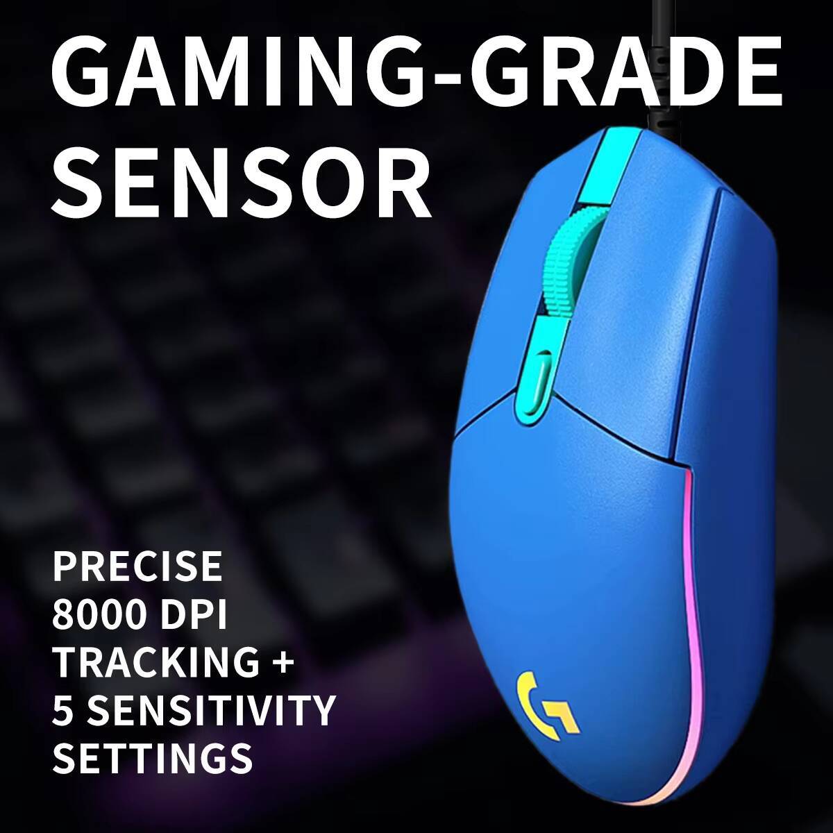 Logitech G203 Gaming Mouse LIG - Logitech Mouse G203 review and price