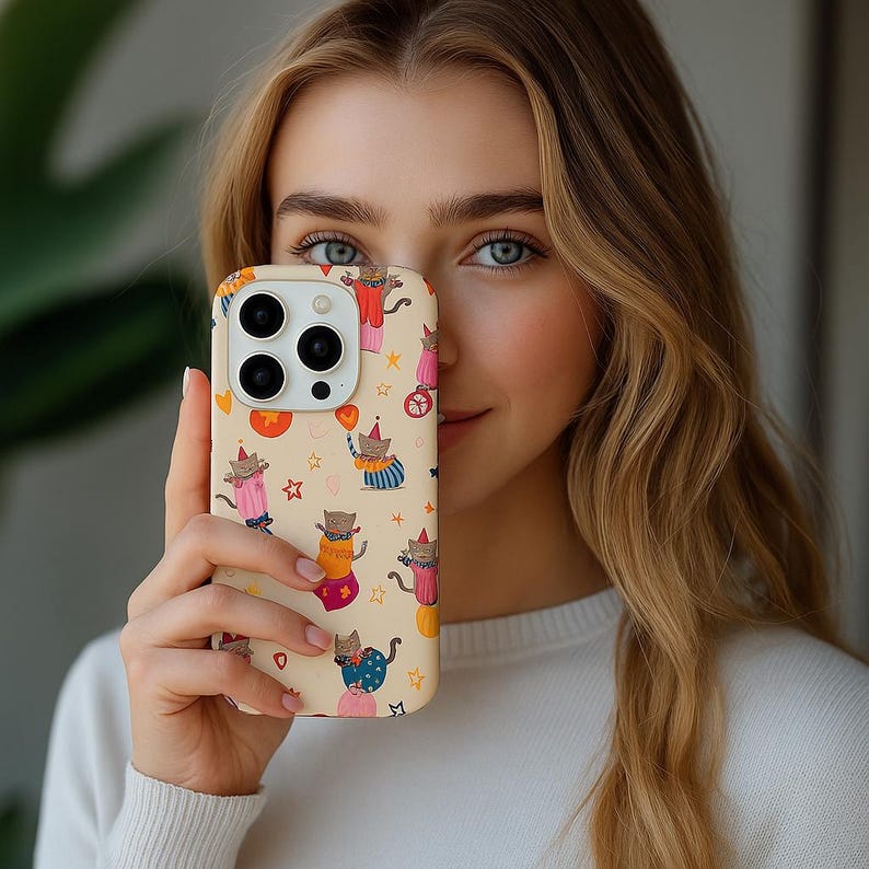 Circus Cat IPhone Case Kitten  - Tech Accessories Iphone review and price
