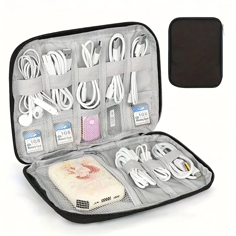1 Pack Portable Electronic Acc - Tech Accessories Travel Organizer Pouch review and price