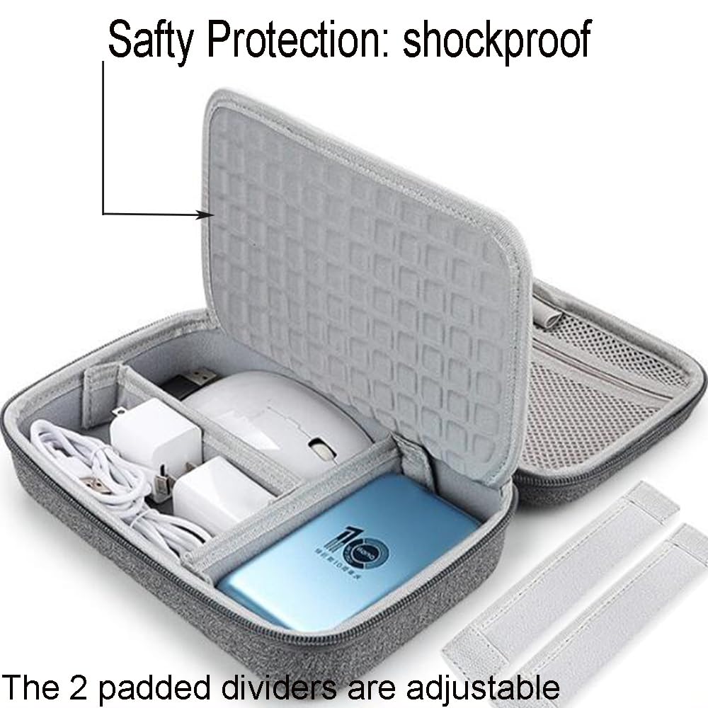 Portable Waterproof EVA Hard S - Tech Accessories Travel Organizer Pouch review and price