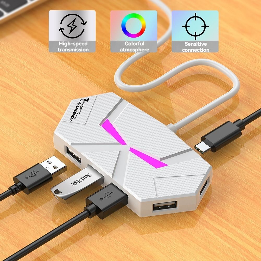 4/7 Ports USB Docking Station  - Usb Hub 7 Port review and price