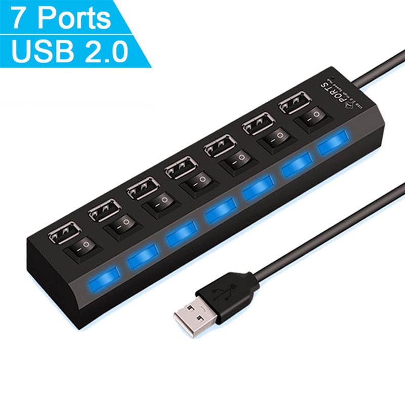 7 Port USB 2.0 Hub Splitter Fo - Usb Hub 7 Port review and price