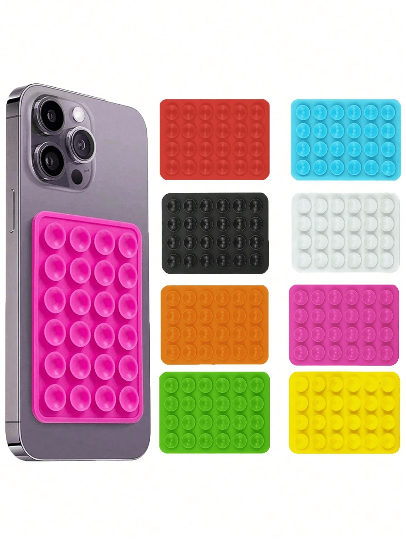 Silicone Suction Cup Square Ph - Tech Accessories Iphone review and price